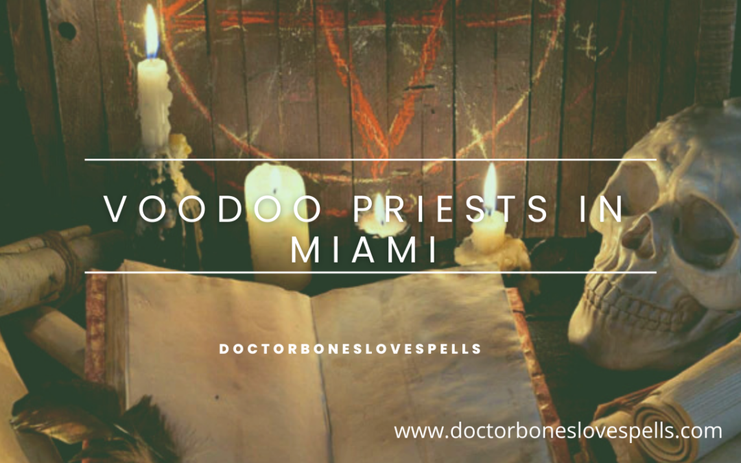Voodoo priests in Miami